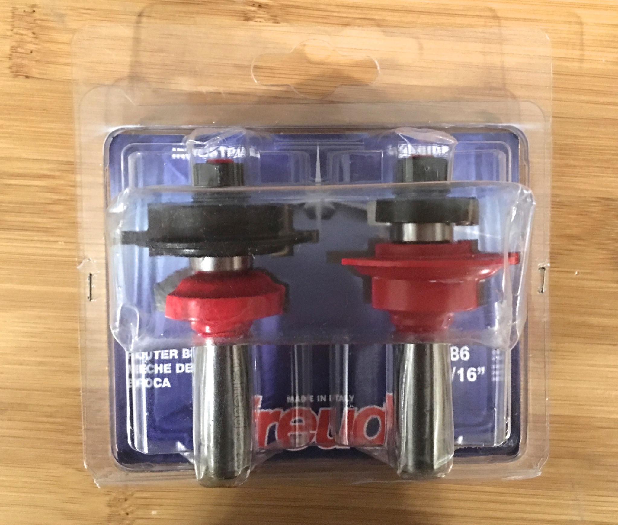 Freud 99-286 Glass Panel Cabinet/Molding Door Router Bit Set 1/2” Shank ...